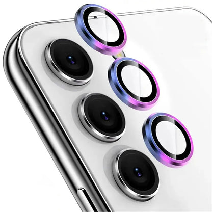 Metal Camera Lens Protector For Samsung Galaxy A57 A37 Anti Scratch 9H Tempered Glass Metal Ring For Galaxy A57 5G