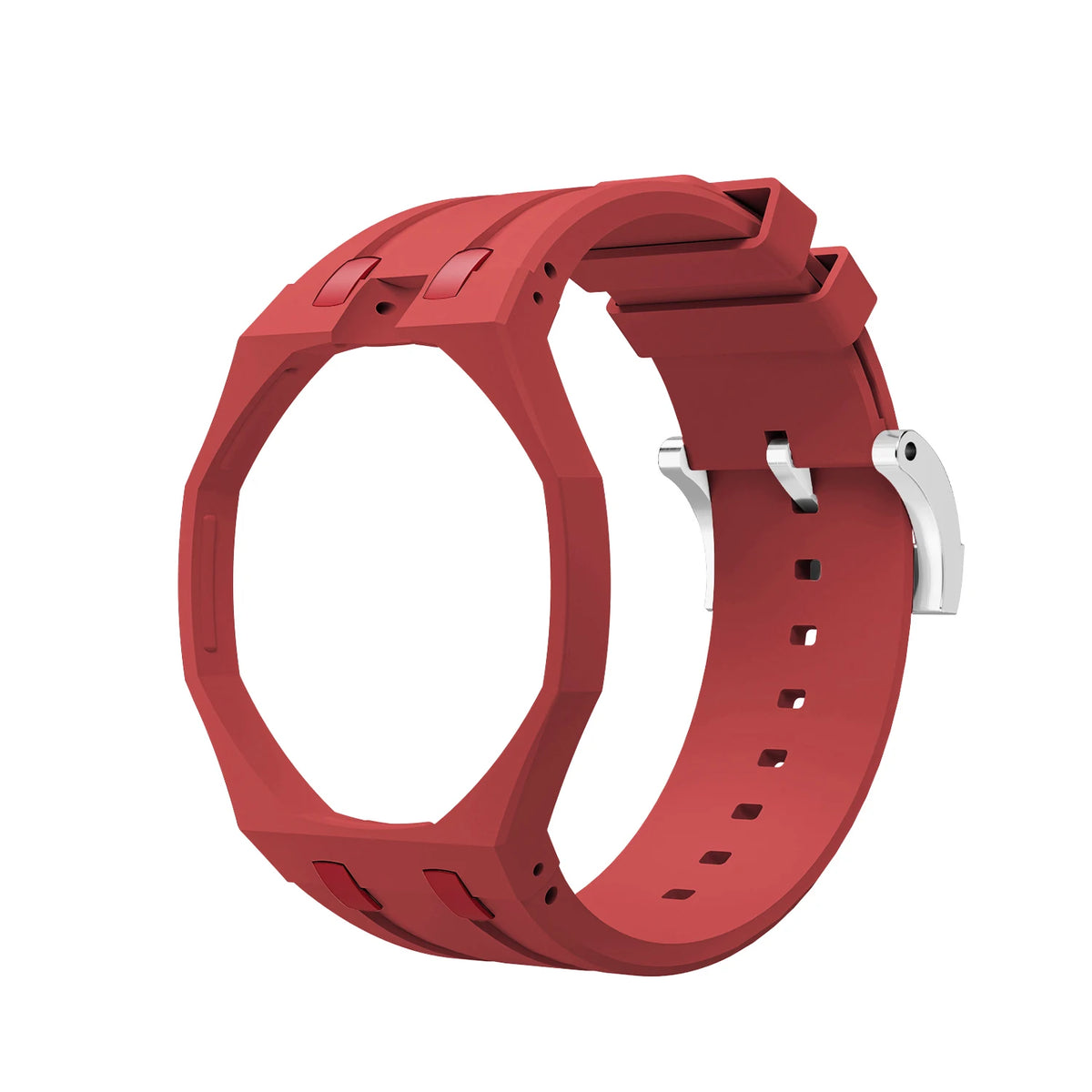 Bioceramics Watch Case+Silicone Band Modification Kit Strap Case Changer To Wristwatch Accessories For Royal Pop