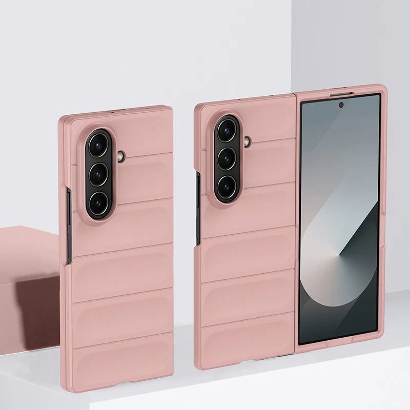 Candy Color Fingerprint Pattern Hard PC Back Cover Protective Phone Case for Samsung Galaxy Z Fold 8 Ultra Z Fold 7 Z Fold 6 Z Fold 5