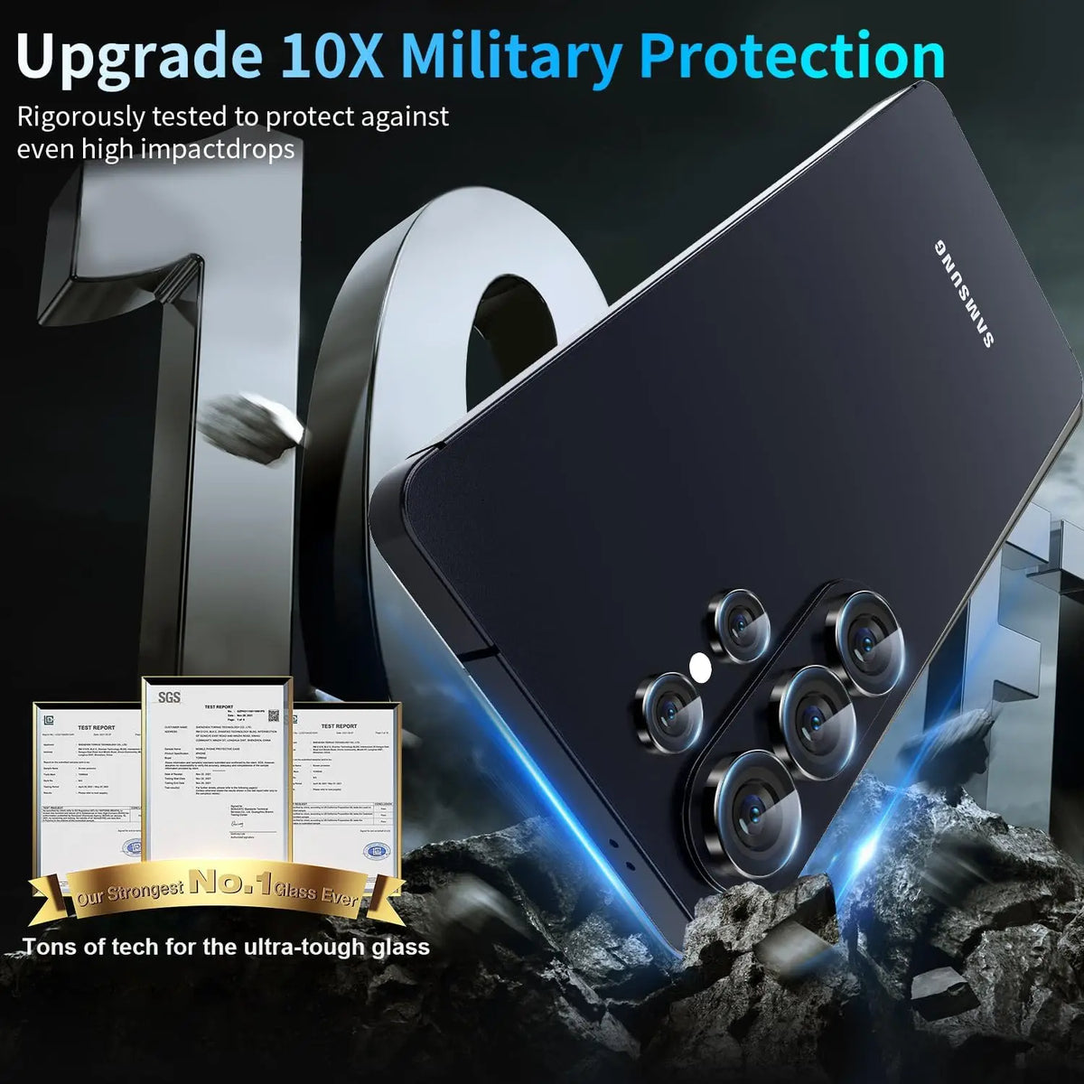 2 PCS For Samsung Galaxy S26 Ultra S25 Plus S24 Camera Lens Protector Tempered Glass Camera Cover Screen Protector Metal Scratch