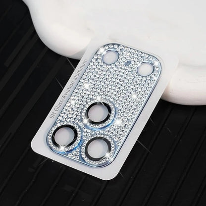 Bling Glitter Rhinestone Camera Lens Protector Full Cover For iPhone 18 17 16 15 14 Pro Max Plus Anti-scratch Camera Protection