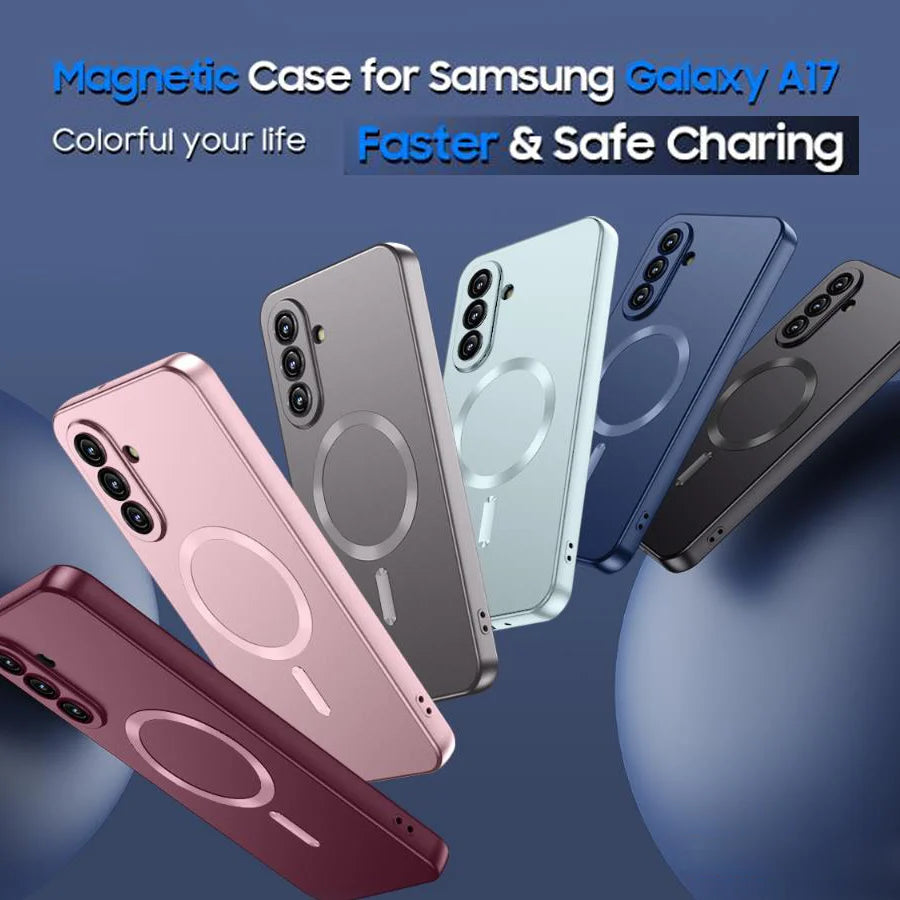 Soft TPU For Magsafe Case for Samsung Galaxy S26 S25 S22 S21 S24 S23 Ultra Plus FE S25Edge A27 A57 A37 A07 Lens Protection Cover