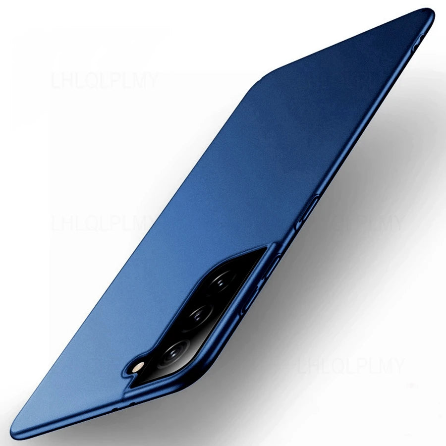 luxury Matte Back Ultra Thin Case For Samsung Galaxy S8 S9 S10 S20 S21 FE 5G S22 Plus S10e Note 8 9 10 Lite 20 Hard Cover Shell