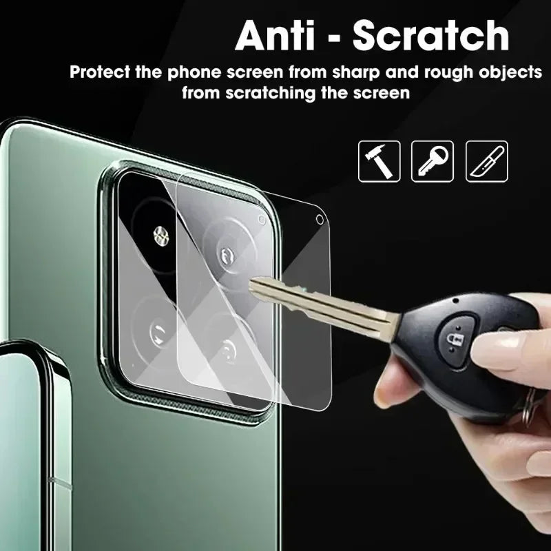 1-5PCS Camera Lens Protective Film For Xiaomi 14 Full Coverage Lens Protector HD Anti-scratch Tempered Glass For Xiaomi Mi 14 5G