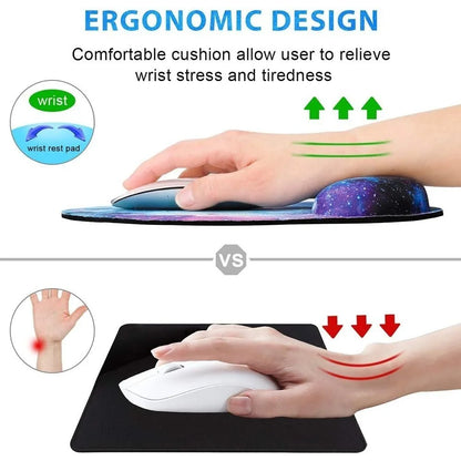 Cute Cat Paw Wrist Rest Mouse Pad Silicone Ergonomic Hand Support Mouse Mat Non Slip Comfortable Gaming Mousepad