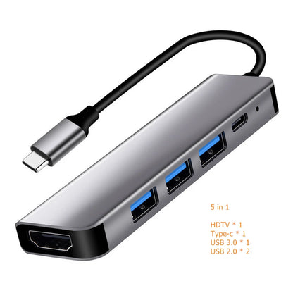 USB C Hub to 4K HDMI-Compatible SD TF USB 3.0 2.0 Type C Charging Dock for MacBook iPad Pro Samsung S21 Dex TV Projector Mouse
