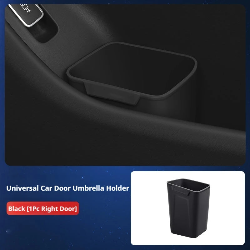 BLALION Silicone Car Door Storage Box Trash Can Multifunctional Auto Door Storage Bucket Umbrella Organizer for Car Accessories