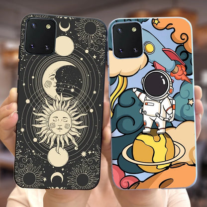 For Samsung Galaxy Note10 Lite Case SM-N770F 6.7'' Popular Candy Painted Cover Soft TPU Phone Case For Samsung Note 10 Lite Bags