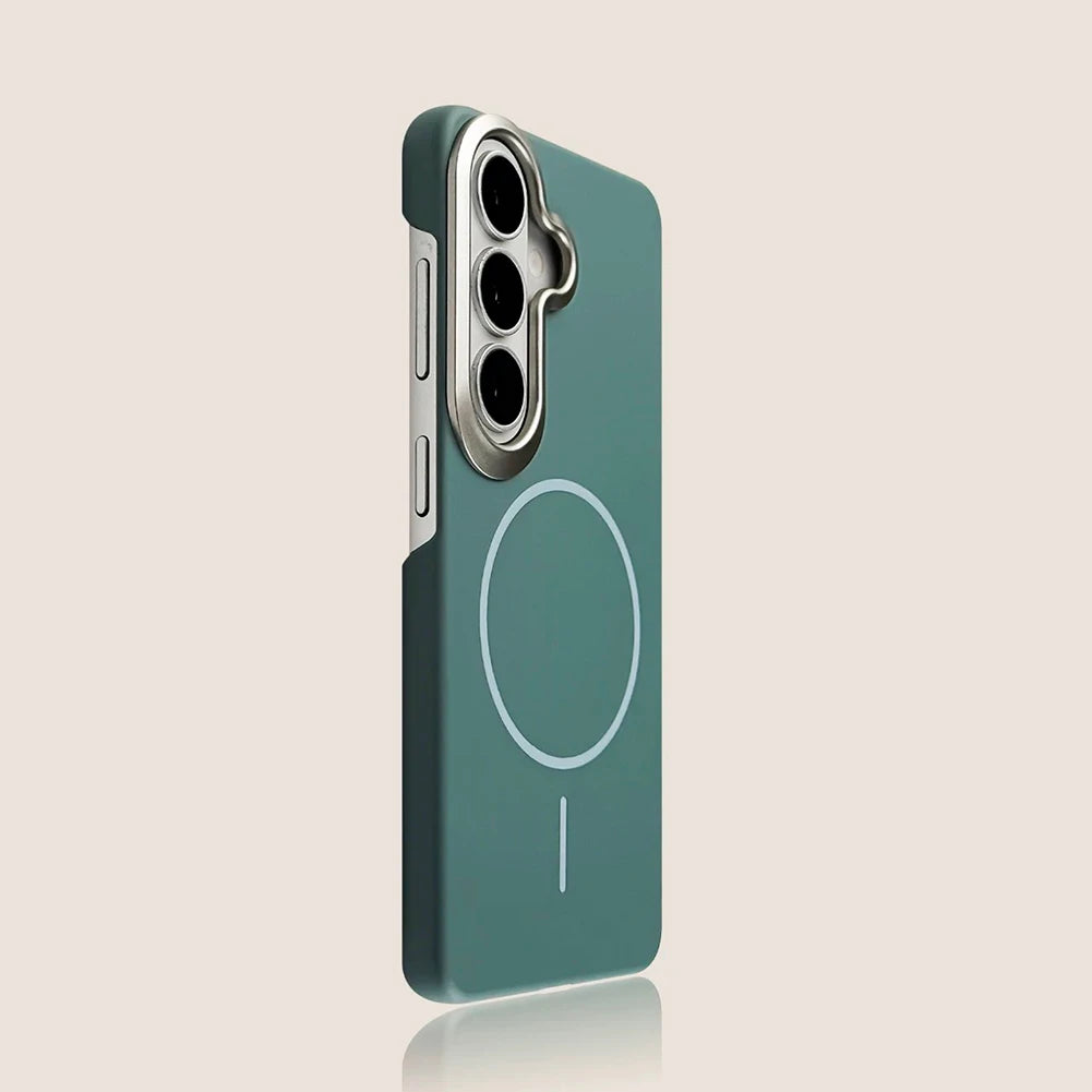 Metal PC Armor Matte For Magsafe Magnetic Case For Samsung S26 S25 Edge S24 S23 S22 Ultra Plus FE A57 A37 A17 A07 A36 A56 Cover