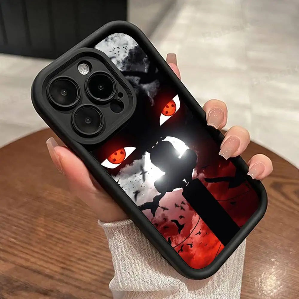 Classic Anime U-Uchiha Itachi Phone Case For iPhone 17 16 15 14 13 12 11 Air Plus Pro Max Soft Back Cover