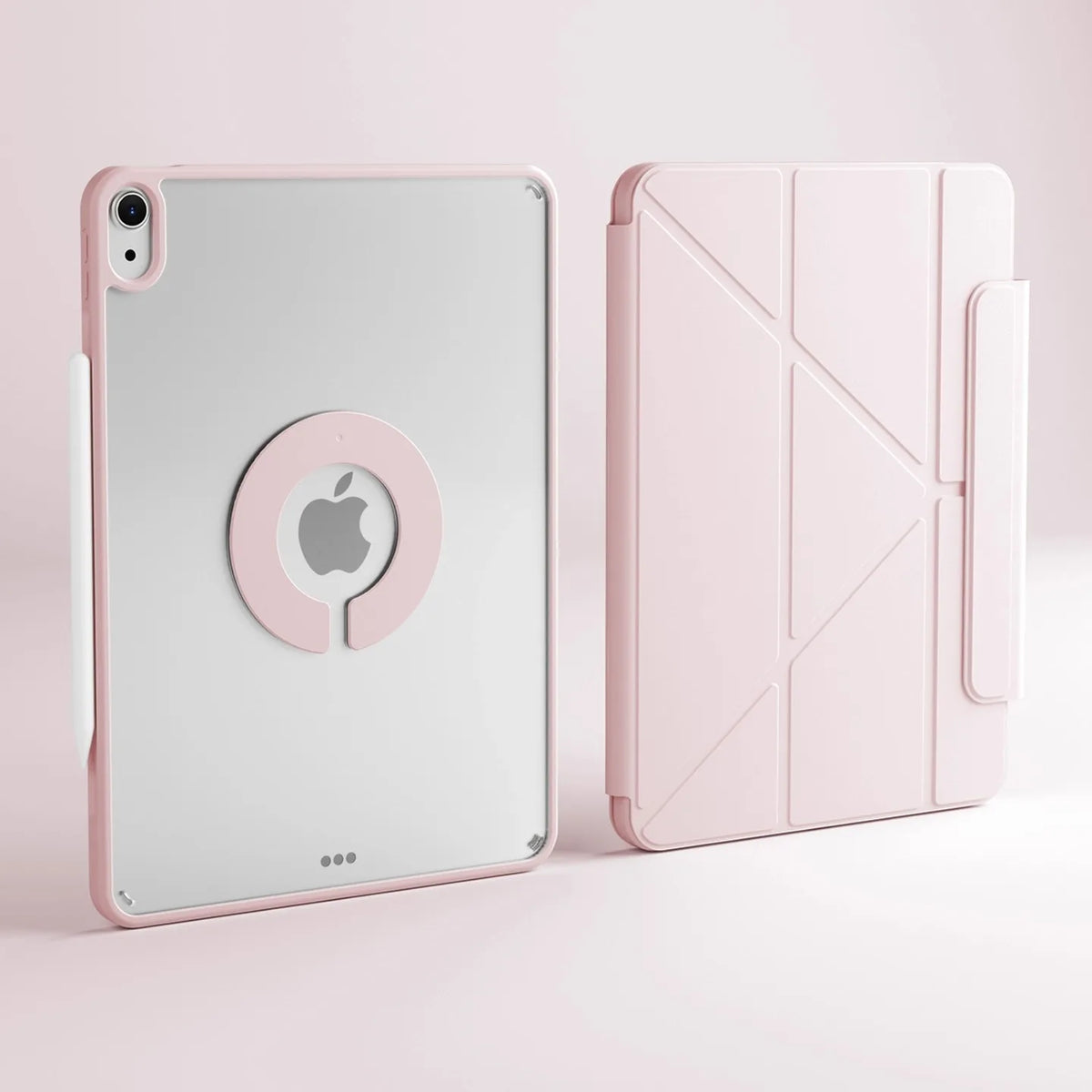 RBP Case IPad10/11th Air 11 4/5 10.9 Pro 11 12.9 13 Detachable Rotate 360°, iPad 10.2 7/8/9th Gen Mini 6 Y-Shaped Folding Cover
