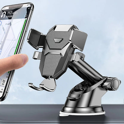 Sucker Car Phone Holder Mount Stand GPS Telefon Mobile Cell Support For iPhone 14 15 PRO Xiaomi Samsung
