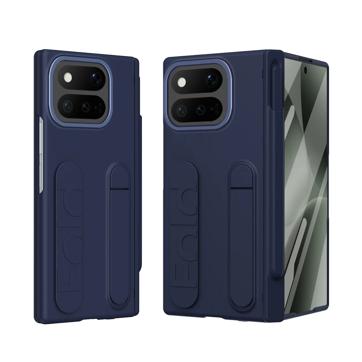 For Google Pixel 11 10 9 Pro Fold Full Protection Case With Pen Solt With Wristband Screen Protector Shockproof Back Stand Cover