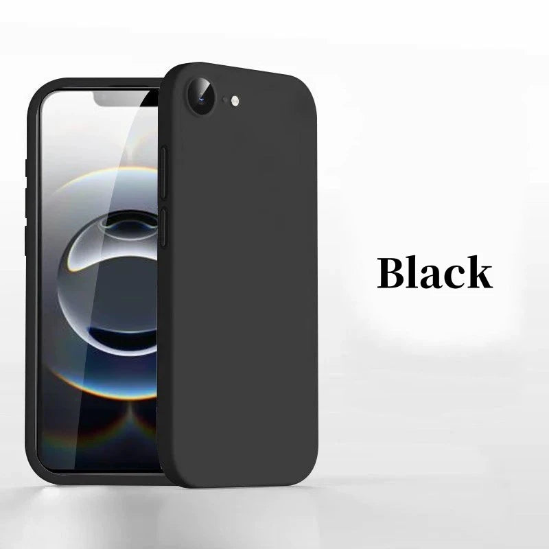 For iPhone 17e Case Cover iPhone 17e 16e Fundas Coque Soft TPU Original Liquid Silicone Camera Protector Phone Bumper iPhone 17e