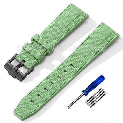 Silicone Strap for MoonSwatch Watch 20mm Rubber Replacement Band for Omega X Swatch Speedmaster Watch Bands