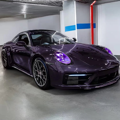 30cmx200cm Car Transparent Light Purple Protector Film Tint Headlight Taillight Wrap Cover Sticker for Motorcycle Car Accessorie