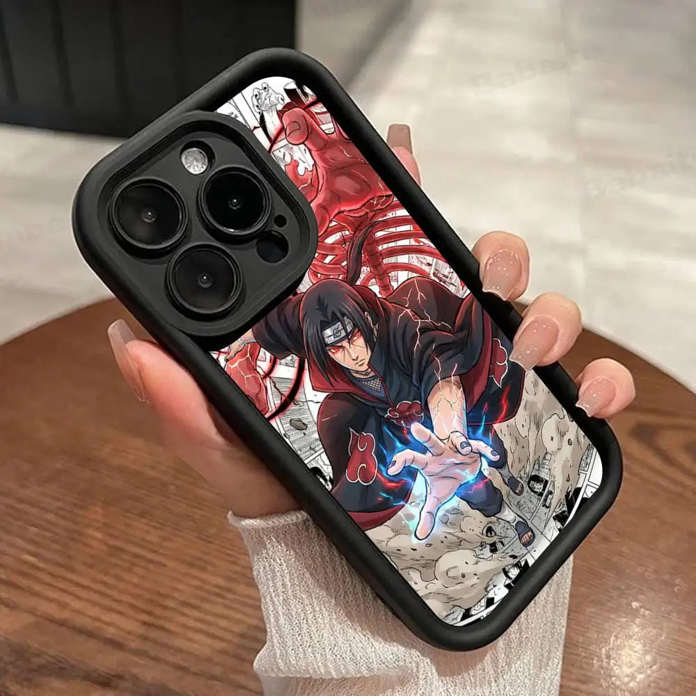 Classic Anime U-Uchiha Itachi Phone Case For iPhone 17 16 15 14 13 12 11 Air Plus Pro Max Soft Back Cover