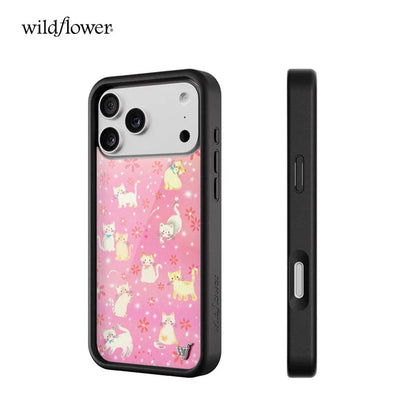 Wildflower ins Claire Drake Phone Case for iPhone 17 16 15 14 13 12 11 Pro Max Plus WF Fashion Pink Anime Cat shockproof Cover