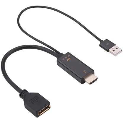 4K@60Hz 2K@120Hz HDMI-Compatible to DisplayPort Cable HDMI-Compatible Source To DP Display Monitor Cable for PC Laptop PS5 Xbox