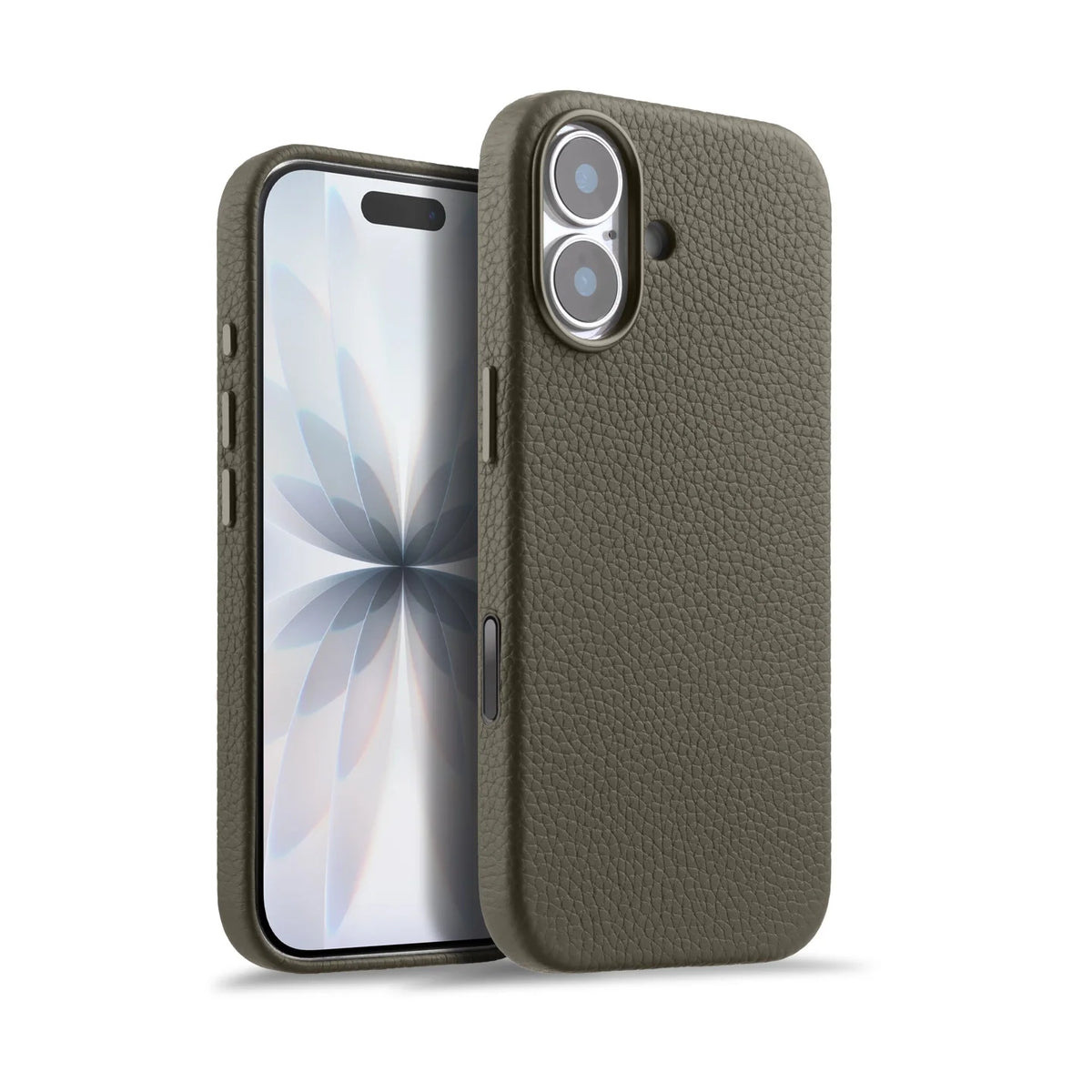 Melkco First layer Cowhide Leather Phone Case for iPhone 17 Air 17 Pro Max Magnetic Wireless Charging Cover w/ Upgrade AI Button