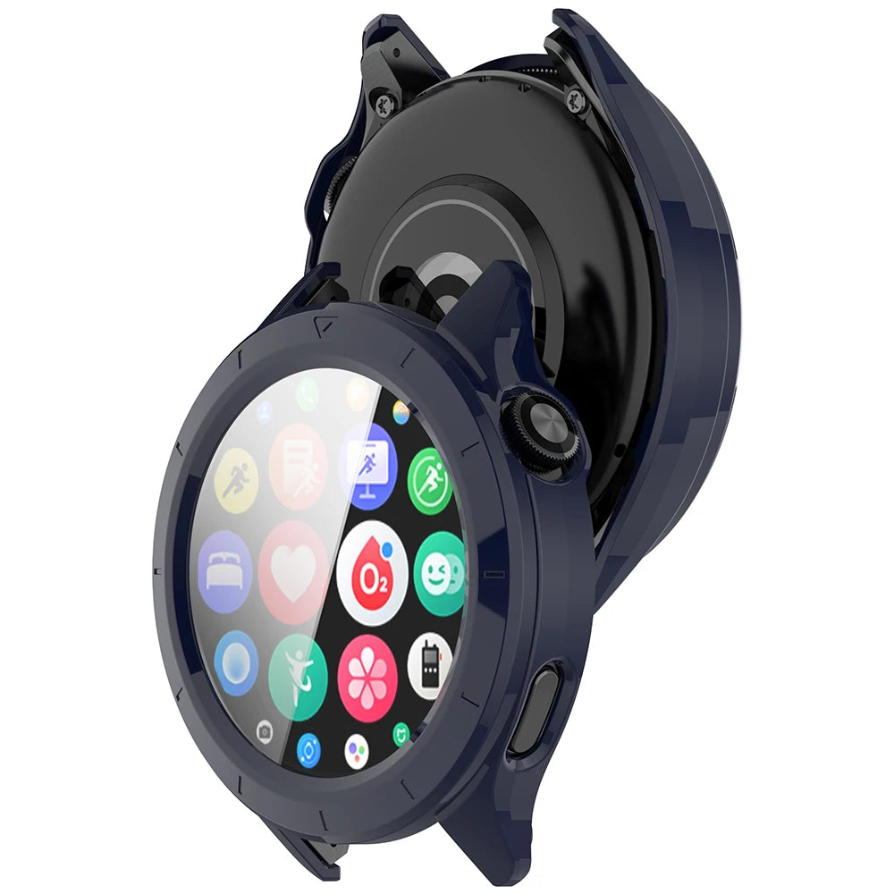 PC Case + Tempered Glass For Xiaomi Watch S4 Full Shell Screen Protector Bumper Cover For Xiaomi Watch S4 eSIM Smart Accessorie