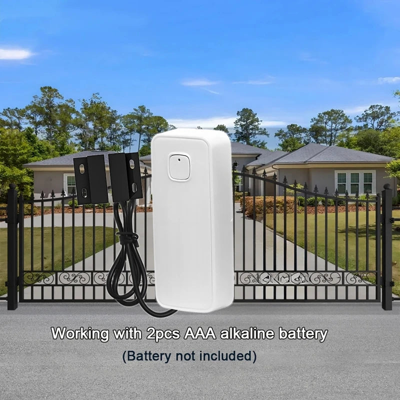 Smart Door Window Magnetic Detector WIFI Security Alarm Open Closed Detector Alarm Sensor for Home Anti-theft
