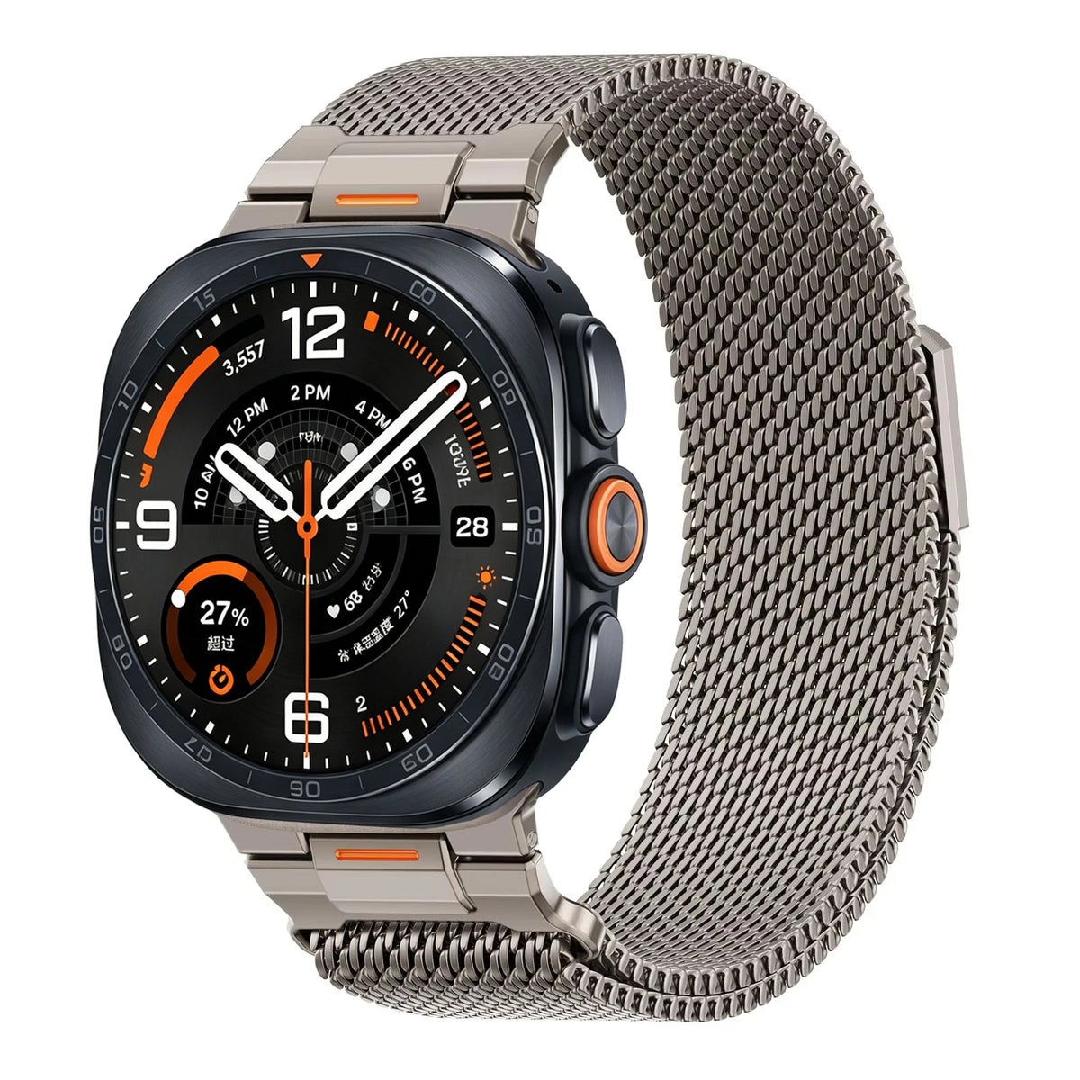 Metal Milanese Loop Band For Samsung Galaxy Watch Ultra 2 Strap 47mm Bracelet Correa Galaxy Watch 9 8 8 Classic 44mm 40mm 46mm