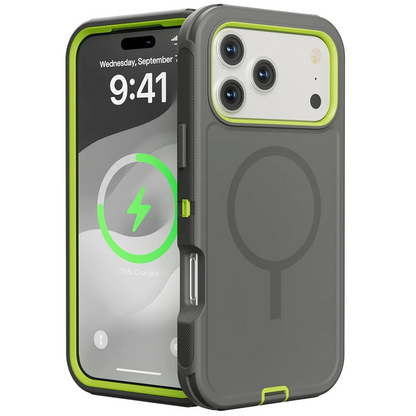 Rugged Armor OTT Defender Box Magnetic Phone Case For iPhone 18 Pro Max 17 Air 16 15 14 13 For Magsafe Shockproof Protect Cover