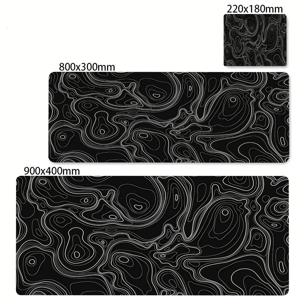 Strata Liquid Desk Mat Large Gaming Mouse Pad Non-Slip Rubber Game XXL Mouse Mat Computer Keyboard Mats Pad Big Mousepad 900x400