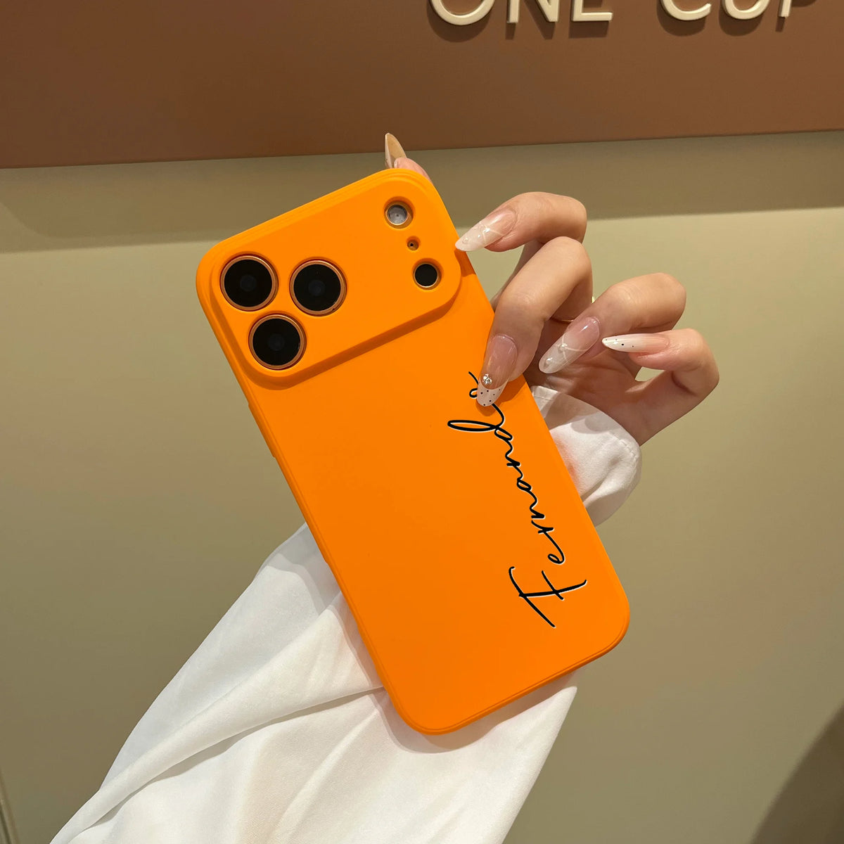 Personalized Custom Letters Name Colorful Soft Liquid Silica Gel Phone Case For iPhone 11 12 13 14 15 16 17 18 Pro Max 17Air