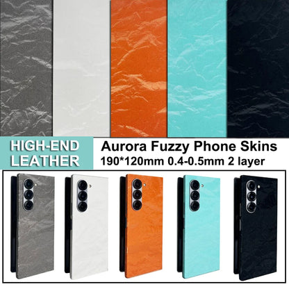 VORMIR 20pcs Plain Leather Phone Skin Wrap Decoration Stickers for Cutting Machine Rear Back Films for Phone Accessory Store