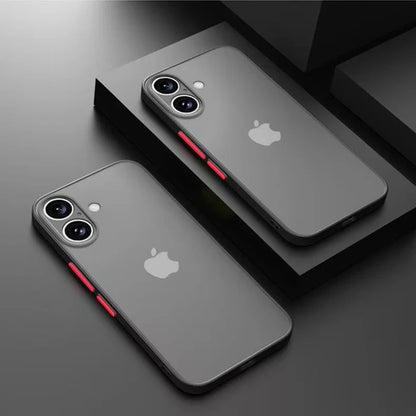 Luxury Armor Bumper Shockproof Case For iPhone 17 16 15 14 Plus 11 12 13 Mini Pro XR X Xs Max 17 Air Silicone Hard PC Cover Case