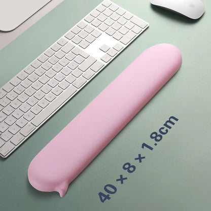 Wrist Protection Rest Pad Ergonomics Silicone Mouse Keyboard  Wrist Protector Hand Rest Soft Office Men And Women Hand Pillow