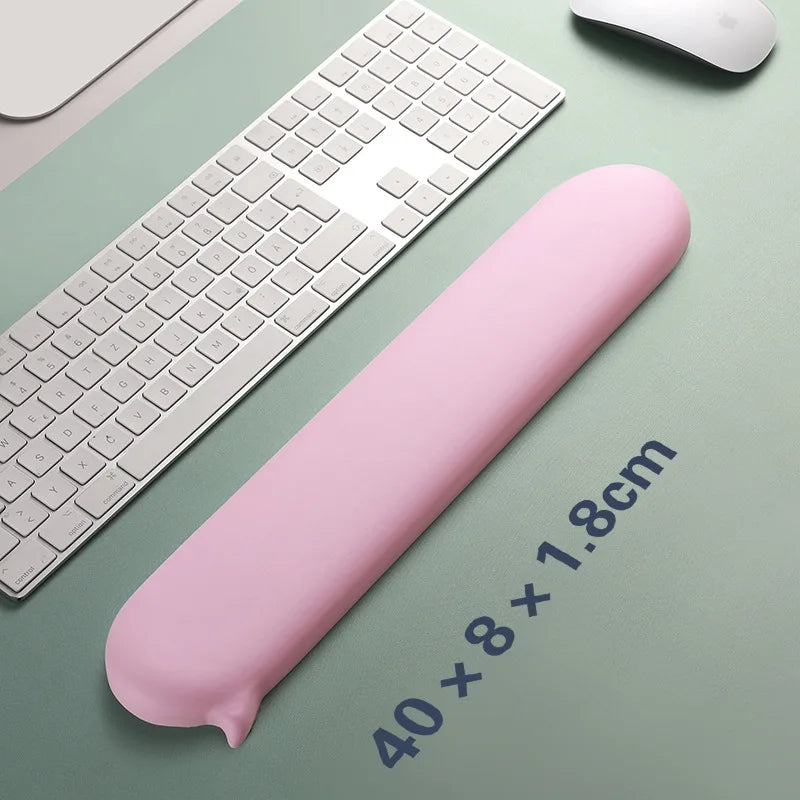 Wrist Protection Rest Pad Ergonomics Silicone Mouse Keyboard  Wrist Protector Hand Rest Soft Office Men And Women Hand Pillow