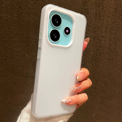 Luxury Candy Color Matte Phone Case For Xiaomi Redmi Note 15 14 13 12 Pro Plus 5G 12S 11 Redmi 14C 13 12 Shockproof Bumper Cover