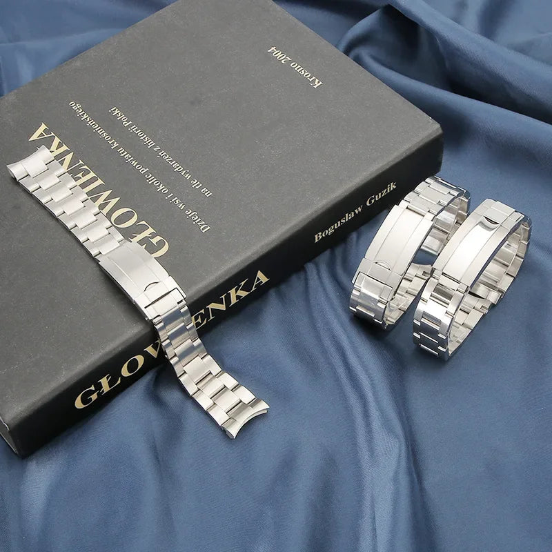 20mm 21mm 904L Stainless Steel Watch Band for Rolex SUBMARINER DAYTONA SUP GMT Men's Oyster Watch Bracelet Metal Strap