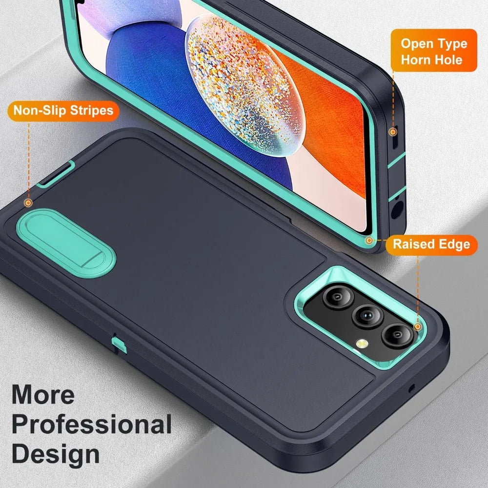 Military Grade Anti-Drop Case With Built-in Kickstand For Samsung Galaxy S26 Plus S25 S24+ S23 FE S22 Ultra Plus Protector Cover