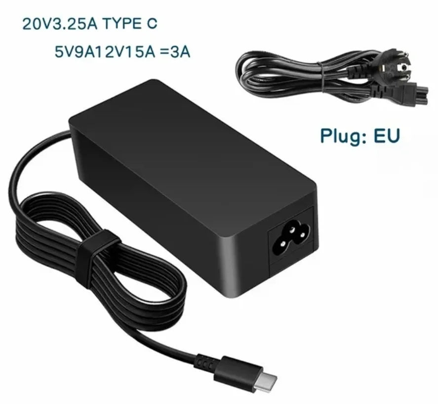 65W USB-C Laptop Charger for Lenovo ThinkPad X13 T14 E15 L13 L14 Yoga T15 Gen 4 3 2,Lenovo Thinkbook 15 Gen 4 3 2 ACL IAP Laptop