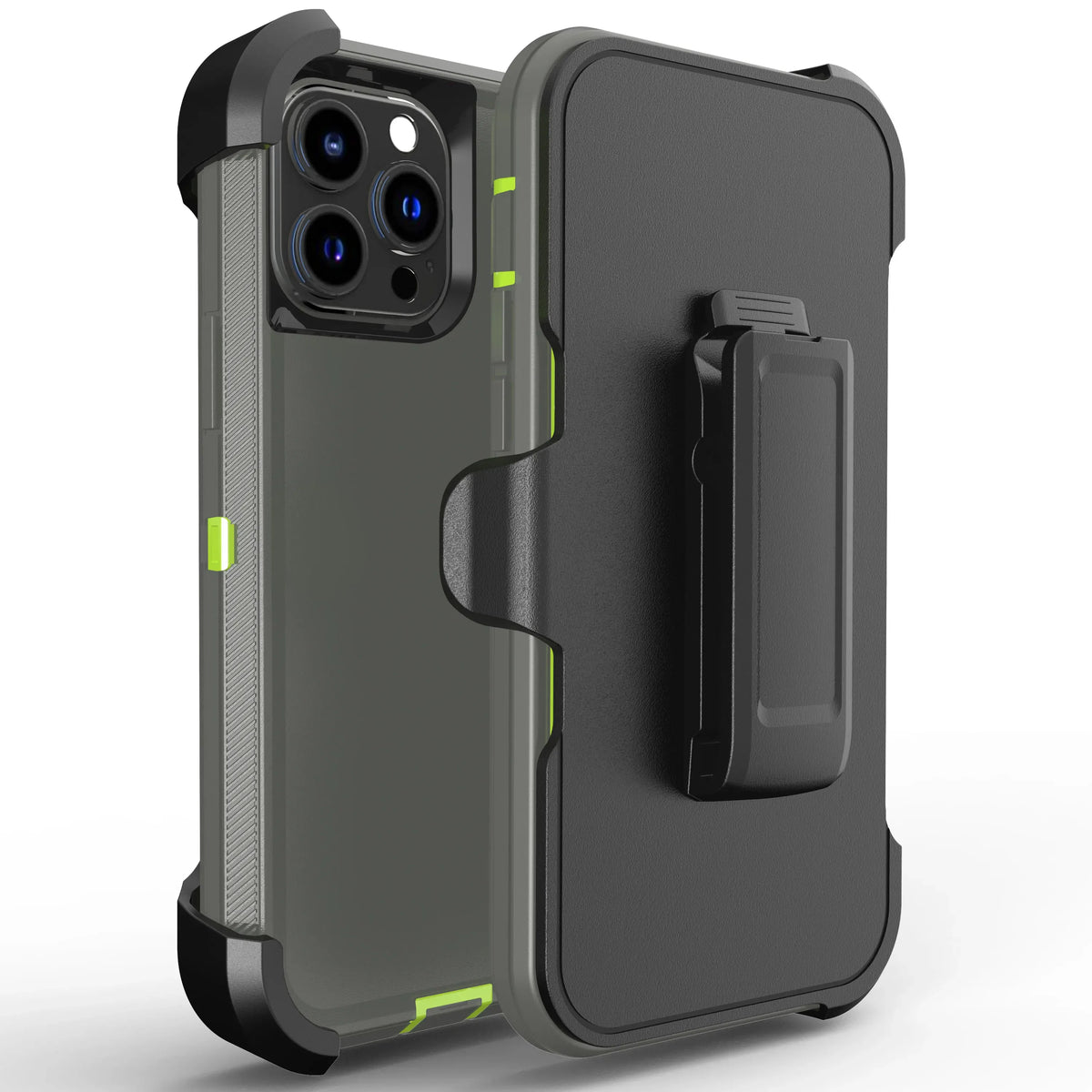 Luxury OTT Armor BOX Phone Case for IPhone 17 Air 16 15 14 Plus 13 12 Pro Max Soft Bumpers with Belt Clamp Protective Hard Cover