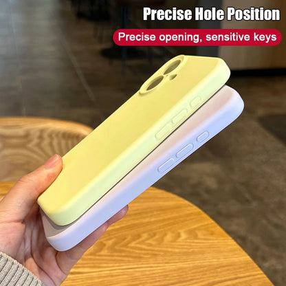 Luxury Original Lens Protection Soft Case for iPhone 17 16 15 14 13 12 11 Pro Max 15 14 Plus 16 17e Shockproof Cover Accessories