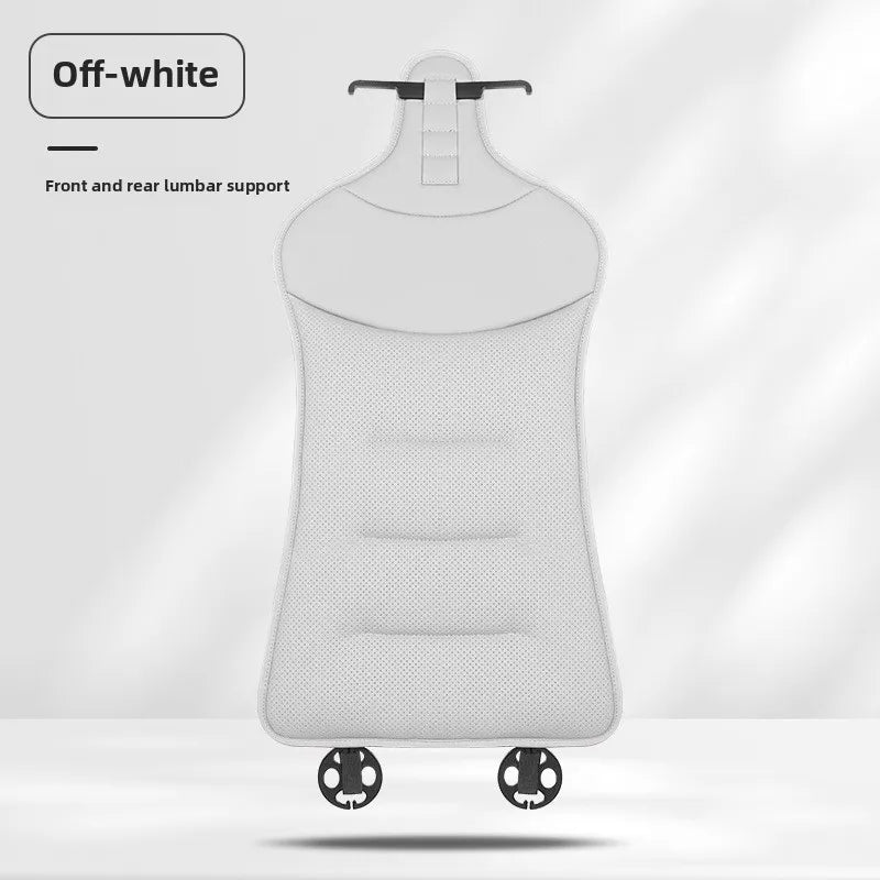 Universal Perforated Nappa Leather Car Seat Cover Luxury Sedan SUV Breathable Comfortable Cloud Cotton Cushions Car Seat Cover