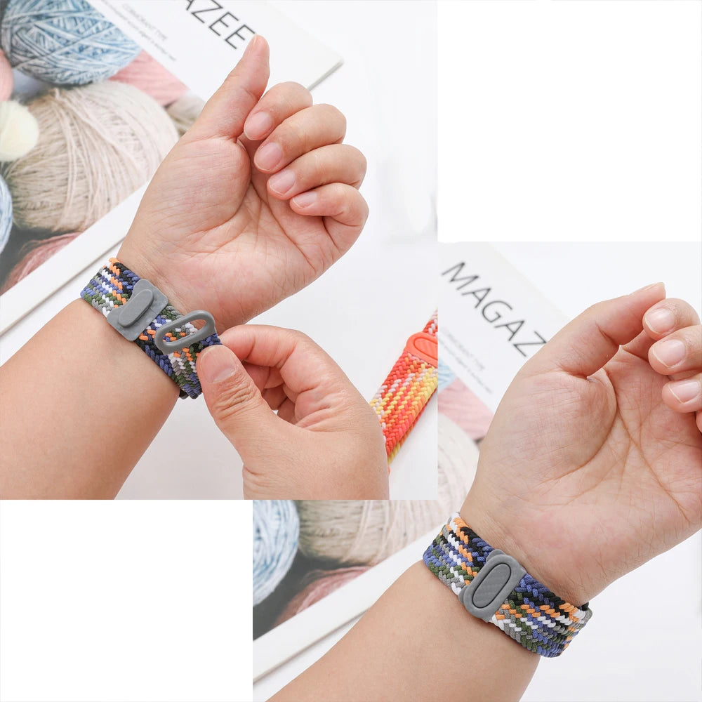 Braided Nylon for HUAWEI Watch Fit 2 Strap Smart Watch Accessories Wristband Belt Bracelet Correa for HUAWEI Watch Fit2 Band