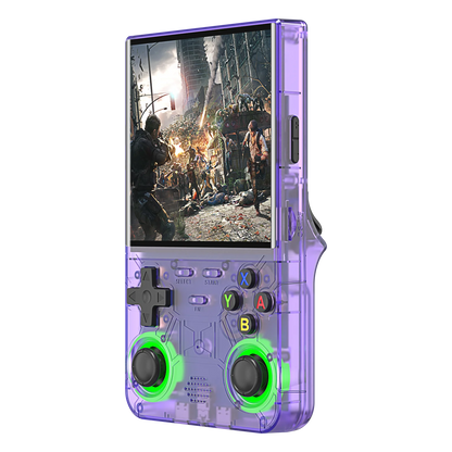 R36 Ultra Console Portable Retro Game 4‘’ IPS Screen Handheld Game Players Emulator Pocket Video Player 64G/128G