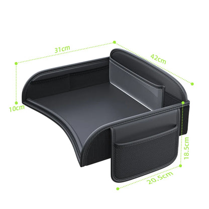 Car Rear Seat Baby Travel Tray Waterproof Kids Dining Table Cartoon Storage Toy Holder Child Safety Seat Desk Organizer Interior