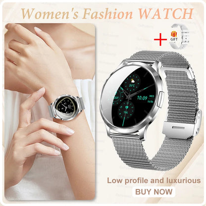 2026 New Smart Watch For Women Gift 1.32 Inch Full Touch Screen Sports Fitness Watches Bluetooth Calls Digital Smartwatch Ladies