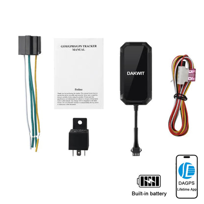DAGPS 4G TK300 Relay Cut Off Oil Power Builtin Battery GPS Tracker for Car Motorcycle Vehicle Online Tracking So