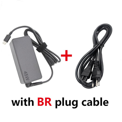 20V 2.25A 45W Type USB C For Lenovo AC Laptop Charger Chromebook C330 00HM666 Series ThinkPad T480 Yoga 720S-13IKB 720S-13ARR
