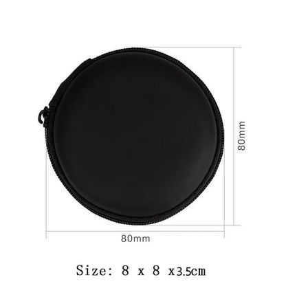 Portable Zipper Earphone Case Bag for Airpod Earpods KZ BA10 AS10 ES4 Charging Cable Accessories Mini Carrying Storage Bag Pouch