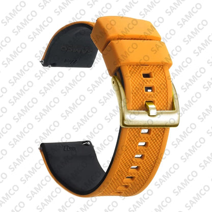 Quick Release Rubber Watch Strap Silicone Watch Band 18mm 20mm 22mm  Huawei ,Samsung Galaxy, Garmin, Watch Replacement Watchband