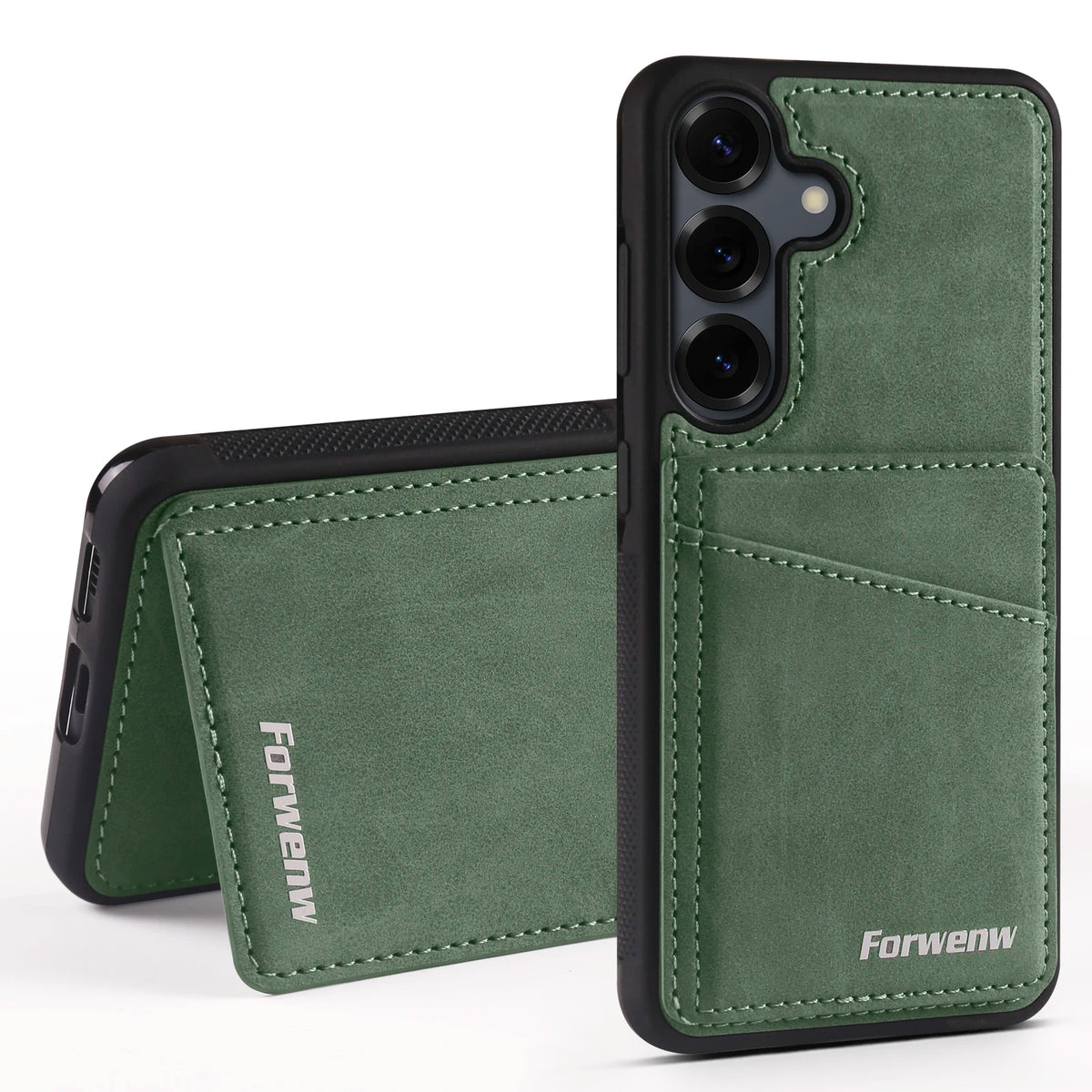 Cards Solt Wallet Leather Case for Samsung Galaxy A16 A36 A56 S25 Edge S24 Ultra S23 FE S22 S21 Plus A15 A35 A55 Magnetic Cover